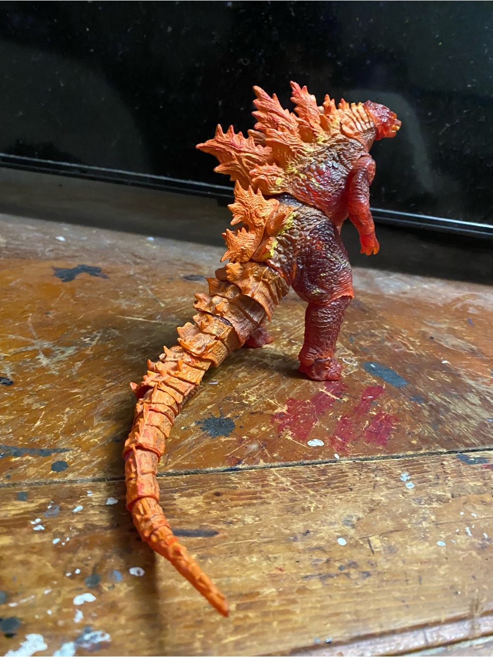 NECA Thermo Godzilla Action Figure in Orange and Red